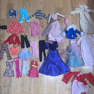 Bundle of Barbie clothes